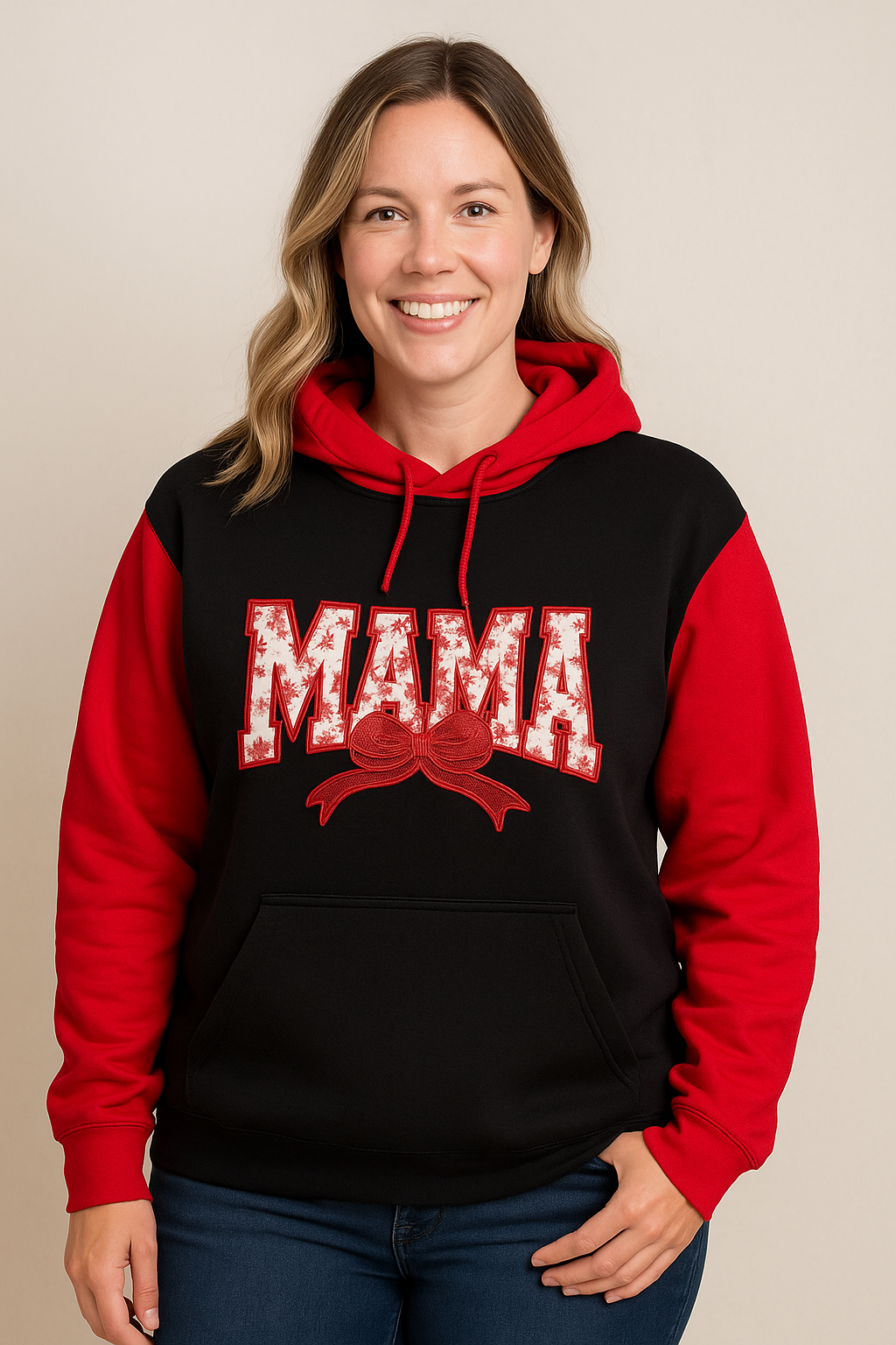 MAMA Hoodie | Cozy Graphic Hoodie for Moms | Stylish Gift | Women’s Casual Sweatshirt