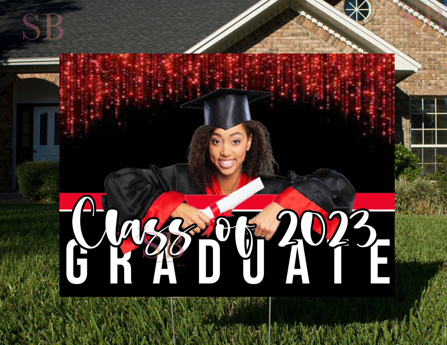 Graduation Yard Sign