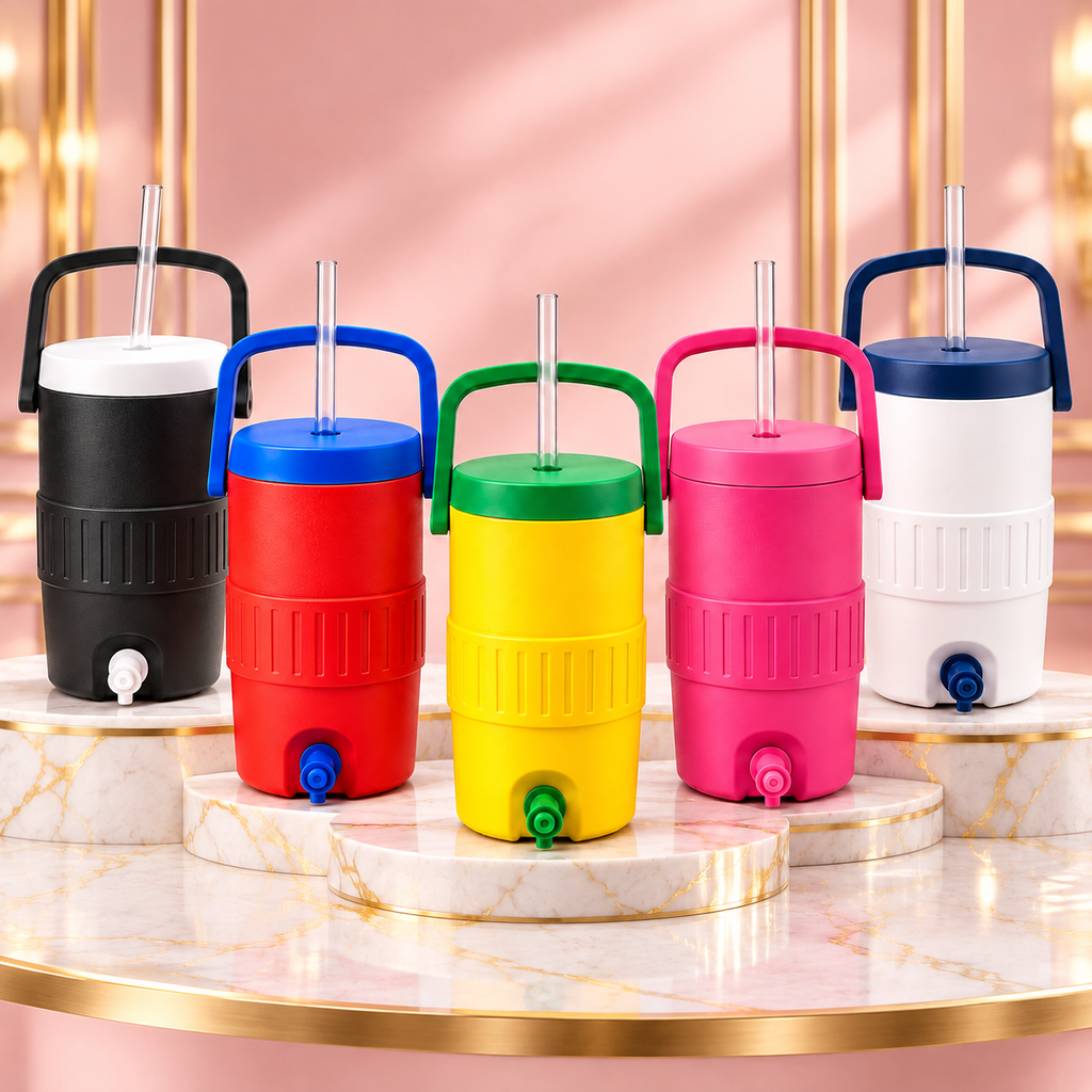 Customizable Soda Cooler, soda can opener, straw topper, ChapStick holder Bundle