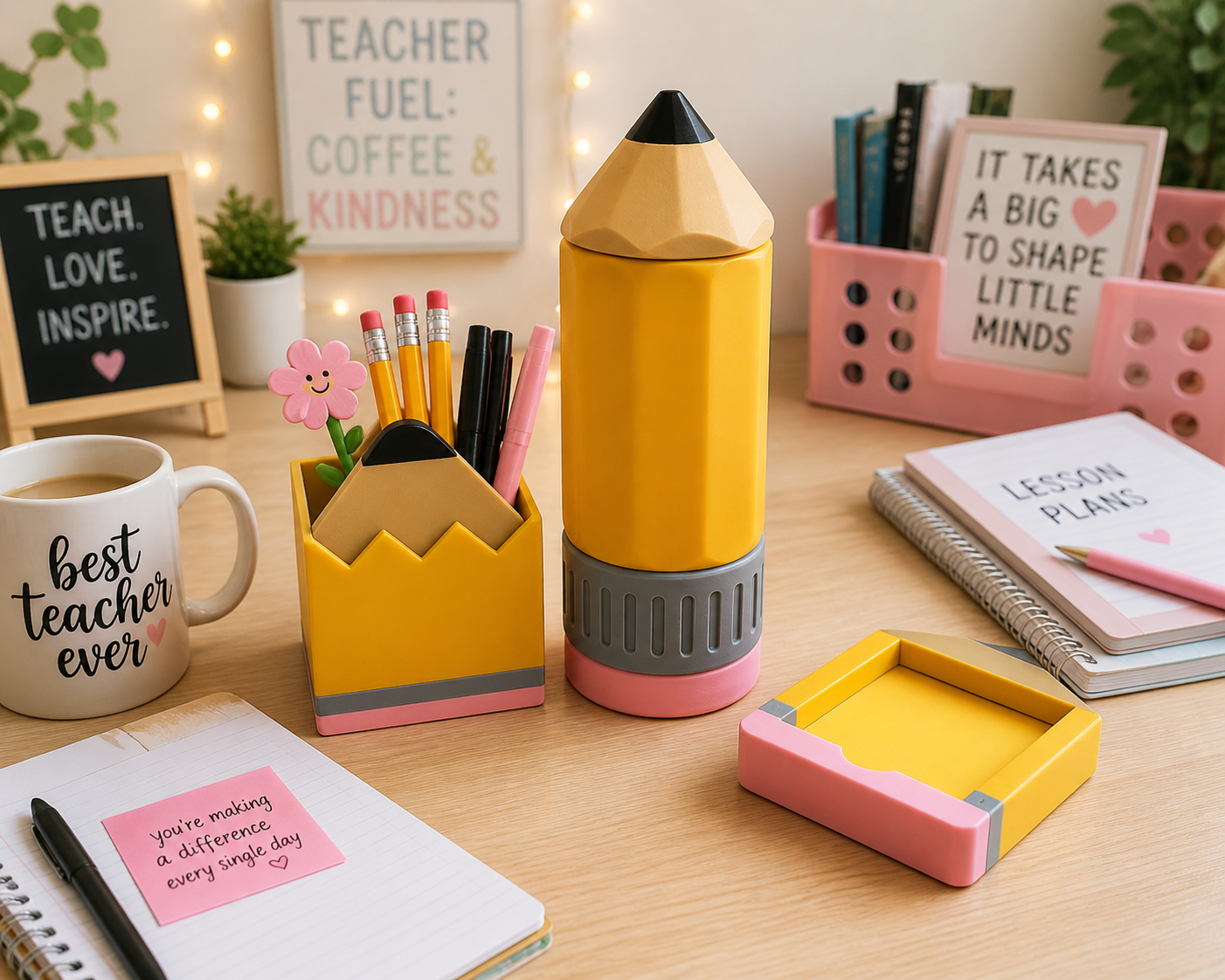 Pencil Can Cooler Set