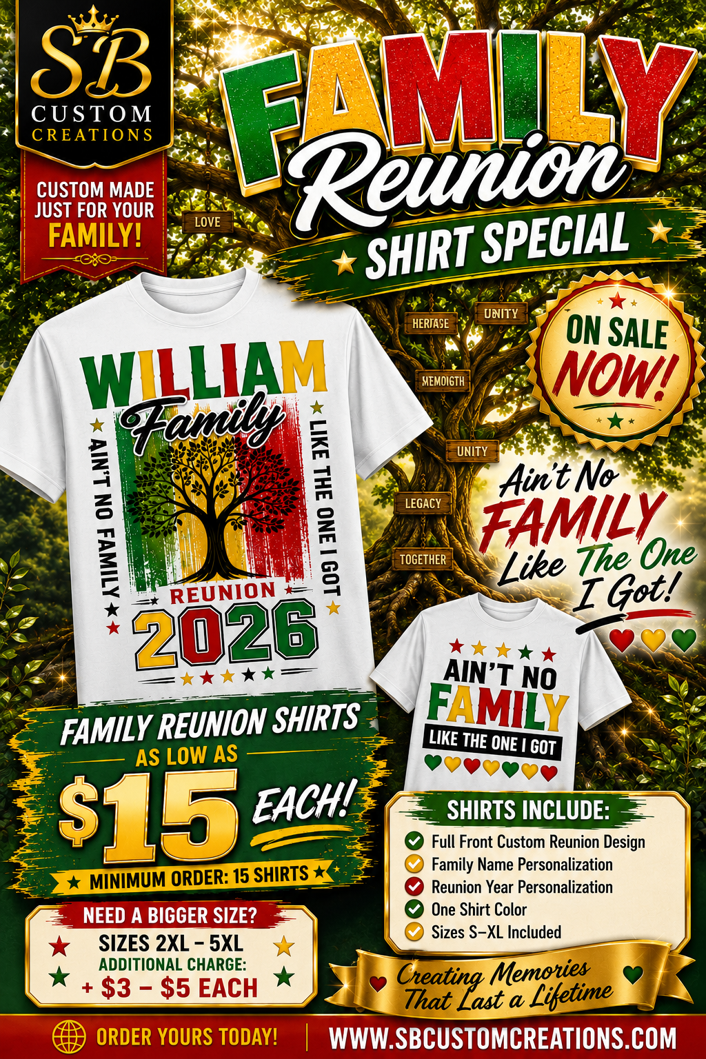Family Reunion T shirts