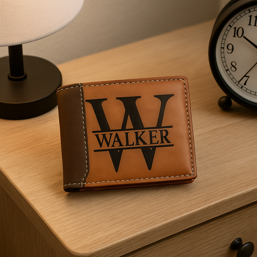 Custom Monogram Wallet