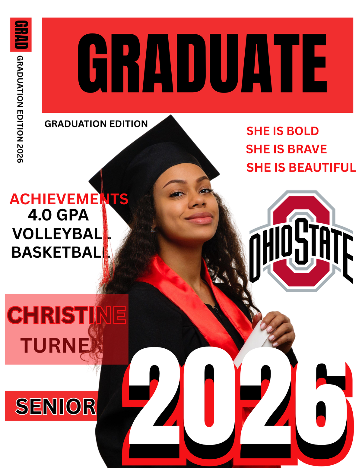 Graduation Magazine Cover