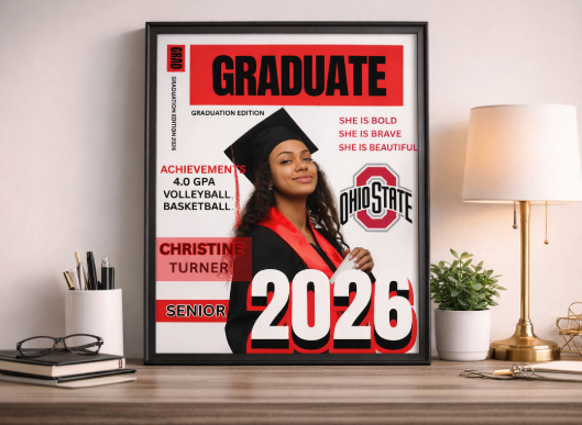 Graduation Magazine Cover