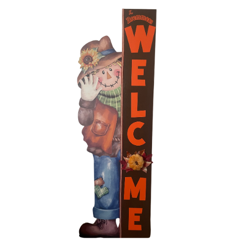 Fall Outdoor Welcome Sign and Door hanger-2 pcs customized bundle